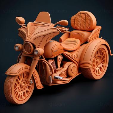 3D модель Harley Davidson Tri Glide Ultra (STL)